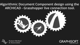 ARCHICAD – Grasshopper Live &uuml;hendus: Algoritmiline dokumendi komponendi disainimine
