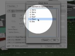 ArchiCAD 11 uued omadused - Konstruktsiooni elemendid on lingitud korrusega