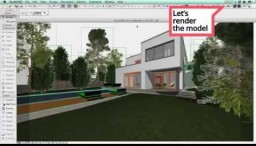 ArchiCAD 18: Ruumiline hoone s&uuml;gavus #1 Visualiseerimine