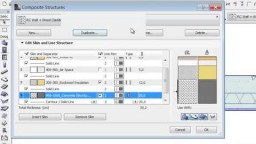 ArchiCAD 18 uued omadused: Komposiitide - mitmekihilised konstruktsioonid (Composite) t&auml;iustused