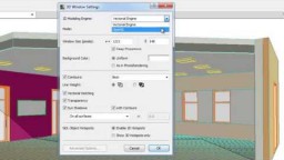 ARCHICAD 19 uued omadused - 3D t&ouml;&ouml;akna h&auml;&auml;lestuste (3D Window Settings) uuendused ja lihtsustused