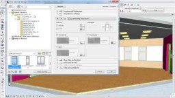 ARCHICAD 19 uued omadused - Andmetabelid - Konstruktsioonielementide viimistluskihid (Finishes)