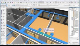 ARCHICAD 19 uued omadused - OPEN BIM - T&auml;uistatud vastuolude kontroll (Collision Detection) kasutades MEP Modeler-i