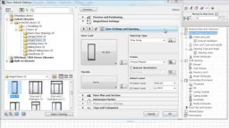 ARCHICAD 19 uued omadused - T&auml;iustatud graafiline kasutajaliides uste ja akende h&auml;&auml;lestustes