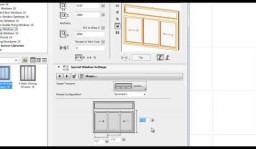 ARCHICAD 19 uued omadused - Uued kolme osalised (Three‐Sash) ja kuueosalised (Six‐Sash) l&uuml;kandaknad