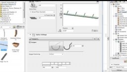 ARCHICAD 19 uued omadused - Vihmaveerennide (Gutter) objektide t&auml;iustatud graafiline kasutajaliides