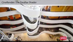 ARCHICAD 21 - CineRender: Parallax varjutaja