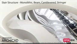 ARCHICAD 21 - Trepi konstruktsioon: Monoliit, tala, konsoolne, servatala