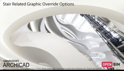 ARCHICAD 21 - Trepiga seotud graafiliste omah&auml;&auml;lestuste valikud
