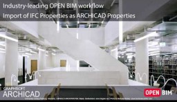 ARCHICAD 22 - IFC omaduste importimine kui ARCHICAD omadused