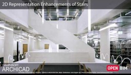 ARCHICAD 22 - Treppide 2D esituse edasiarendused