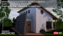 Asendiplaani loomine – Maam&otilde;&otilde;du andmete importimine - ArchiCAD 20 Koolituse Seeriad Osa 3 – 03-52