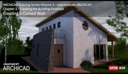 Kaarja seina loomine - ArchiCAD 20 Koolituse Seeriad Osa 3 – 07-52
